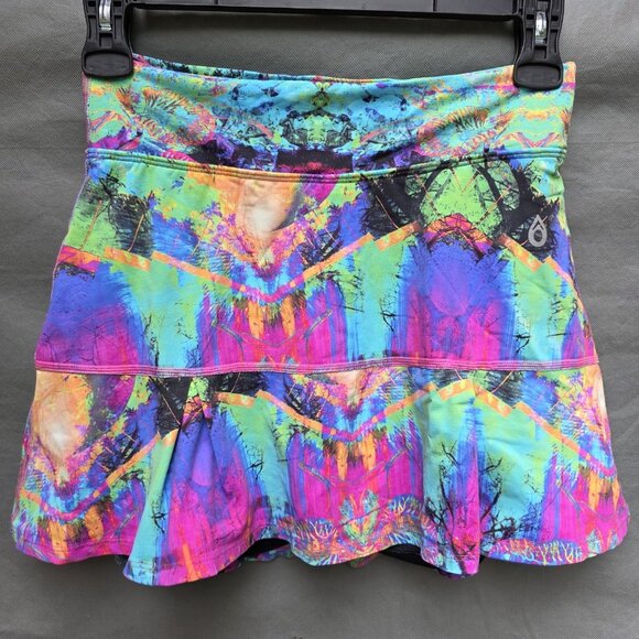 Dona Jo Mutlicolor Skort Womens Size 2 (L 12/14) Athletic Pickleball Golf Tennis - Picture 2 of 6